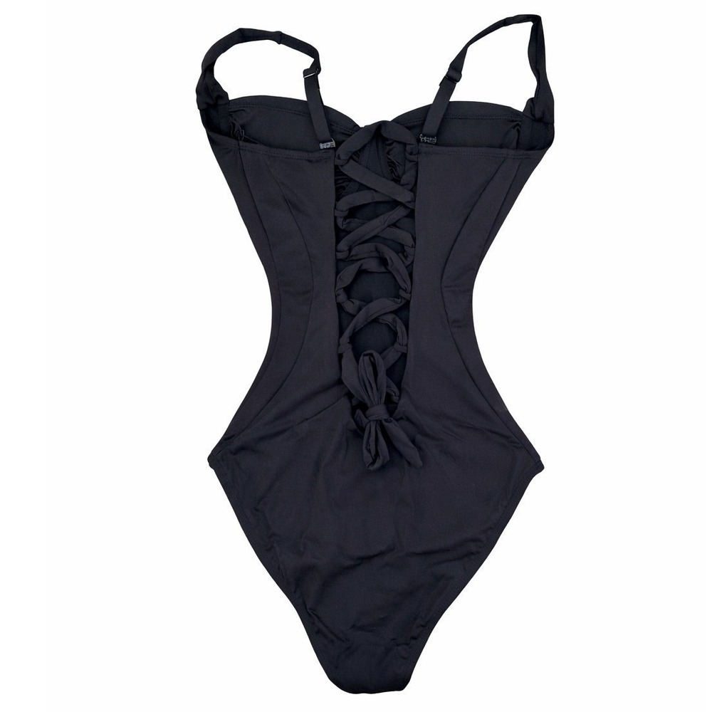 TA3 Sweetie Black Sculpting Swimsuit Tummy Control Shapewear NWT XS - Picture 7 of 8